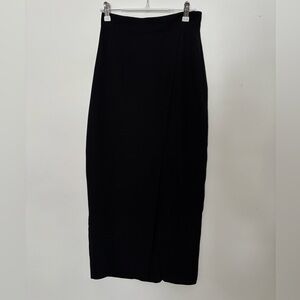 Zara Black High Slit Pencil Skirt XS